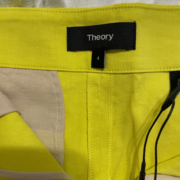 Theory mini shorts Lime small - Picture 4 of 4